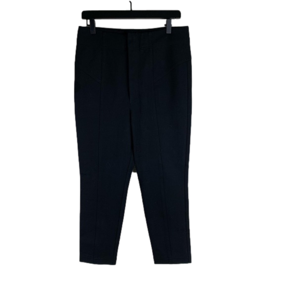 Free People Black Cropped Ankle Pants